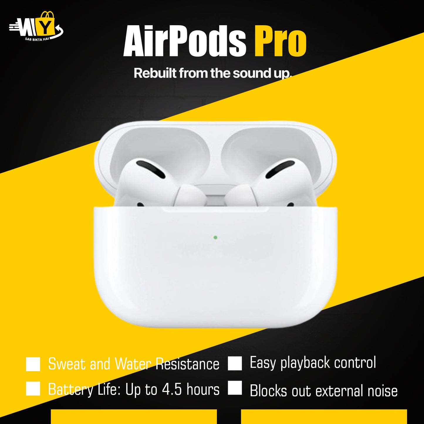 Apple AirPods Pro | Advanced Wireless Earbuds with Noise Cancellation |